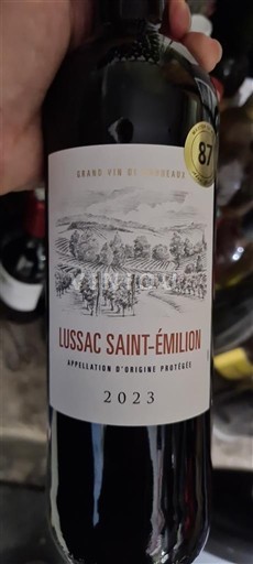 Bordeaux Lussac-saint-émilion Les celliers de canterane 2023 2023