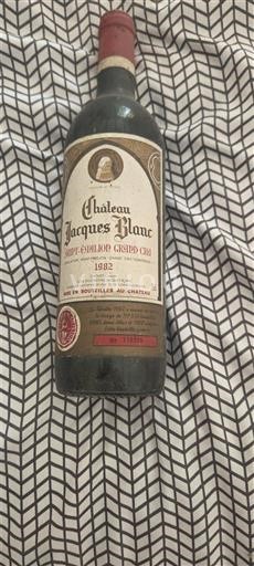 Bordeaux Saint-Émilion Grand Cru Château Jacques Blanc 1982