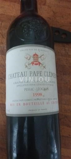 Bordeaux Pessac-Léognan Grand Cru Château Pape Clément 1998
