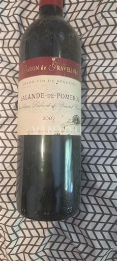 Bordeaux Lalande-de-Pomerol Baron de Gravelines 2007