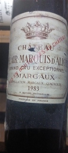 Bordeaux Margaux Château La Tour de Mons 1983