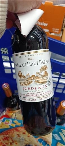 Bordeaux Château Haut Barade 2023