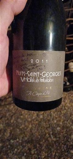 Burgundi Nuits-saint-georges Premier Cru A. CHOPIN et fils Les Murgers 2011