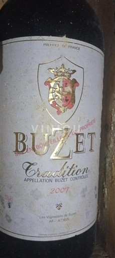 Southwest Buzet Les Vignerons de Buzet Tradition 2007