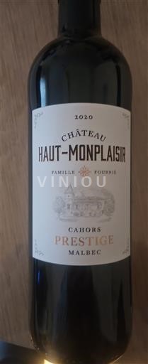 Sud-Vest Cahors Château Haut Monplaisir Prestige 2020