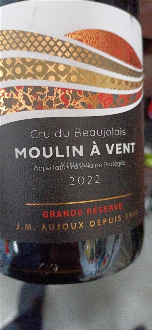 Beaujolais Moulin-à-vent J.M. Aujoux Grande Réserve 2022