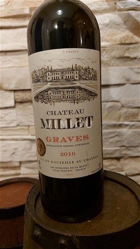 Bordeaux Graves Château Millet 2016