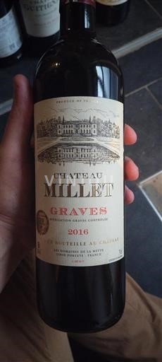 Bordeaux Graves Château Millet 2016