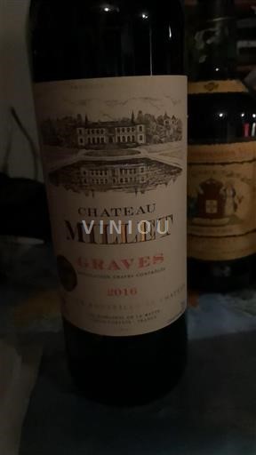 Bordeaux Graves Château Millet 2016