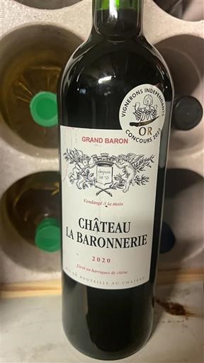 Bordeaux Château La Baronnerie Grand Baron 2020
