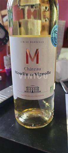 Bordeaux Bordeaux valkoviini Château Moulin de Vignolle M 2024