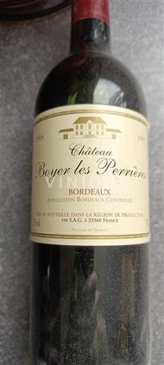 Bordeaux Château Boyer les Perrières 1995