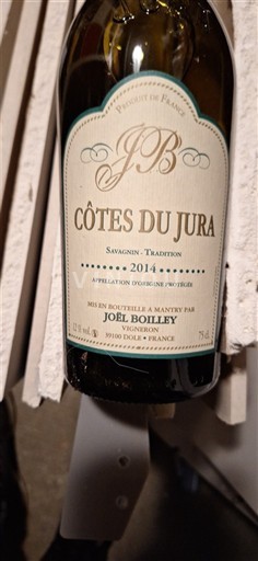 Jura Côtes-du-jura Joël Boiley Savagnin - Tradition 2014