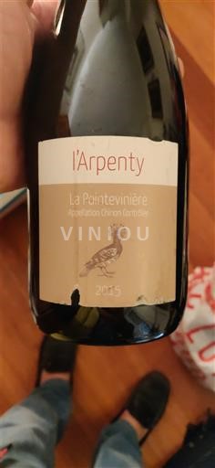 Loiredalen Chinon L'Arpenty La Pointevinière 2015