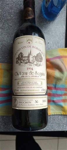 Bordeaux Bordeaux superiore Château Seguin 1994
