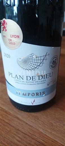 Rhône-dalen Côtes-du-Rhône-Villages Temporis 2020