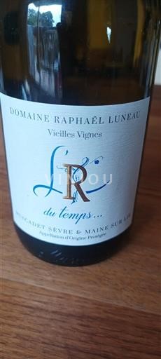 Vale do Loire Muscadet-sèvre-et-maine Domaine Raphaël Luneau LR du temps 2023