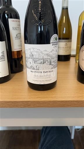 Vallée du Rhône Vacqueyras Ma Petite Parcelle 2024