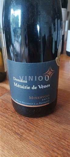 Langvedok Minervois Métairie de Vènes 2013