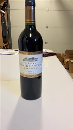 Vin Rouge sec Château Grand Gamelle 2015 France Bordeaux AOC