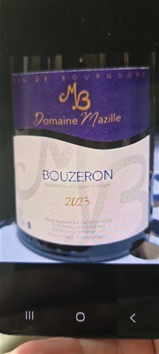 Burgund Bouzeron Domaine Mazille 2023