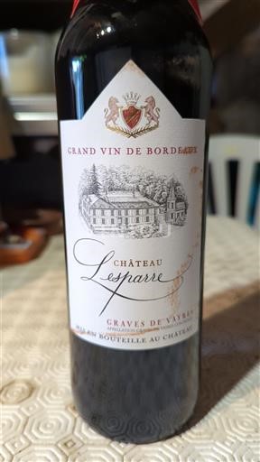 Bordeaux Graves-de-vayres Château Lesparre 2022