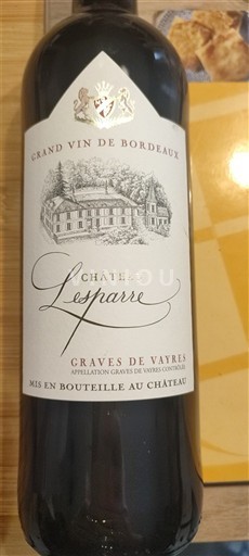 Bordeaux Graves-de-vayres Château Lesparre 2022