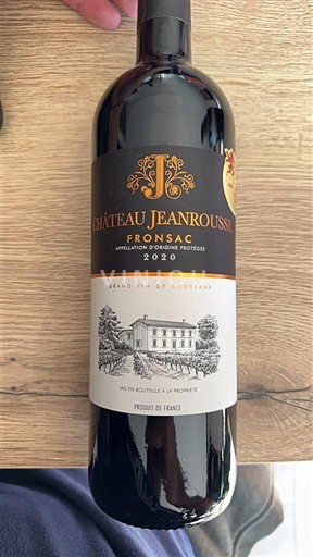 Bordeaux Fronsac Château Jeanrousse 2020