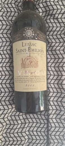 Bordeaux Lussac-saint-émilion La Crypte 2009