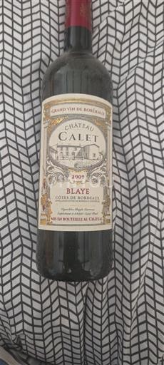 Bordeaux Blaye Château Calet 2009