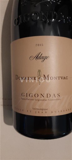 Vallée du Rhône Gigondas Domaine Montvac Adage 2015