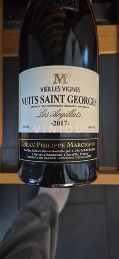 Burgundsko Nuits-saint-georges Premier Cru Jean-Philippe Marchand Les Argillats 2017