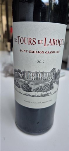Bordeaux Saint-Émilion Grand Cru Les Tours de Laroque 2017