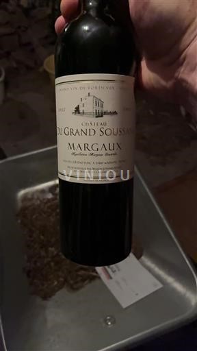 Bordeaux Margaux Château Grand Soussans 2023