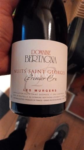 Burgundy Nuits-Saint-Georges Premier Cru Domaine Bertagna Les Murgers 2016