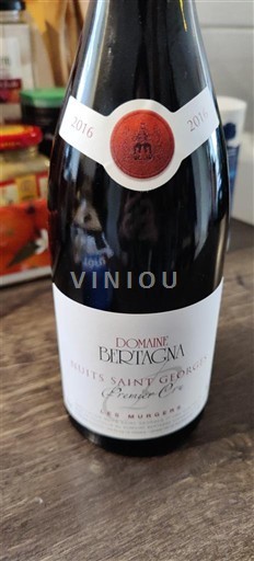 Bourgogne Nuits-saint-georges Premier Cru Domaine Bertagna Les Murgers 2016