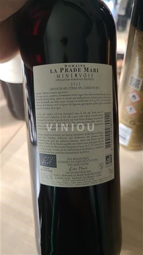 Langvedok Minervois Domaine La Prade Mari 2023