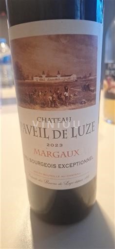Bordeaux Margaux Château Paveil de Luze 2023