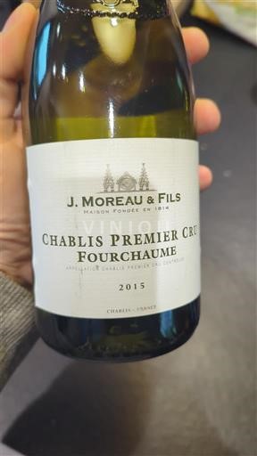 Bourgogne Chablis Premier Cru J. Moreau & Fils Fourchaume 2015