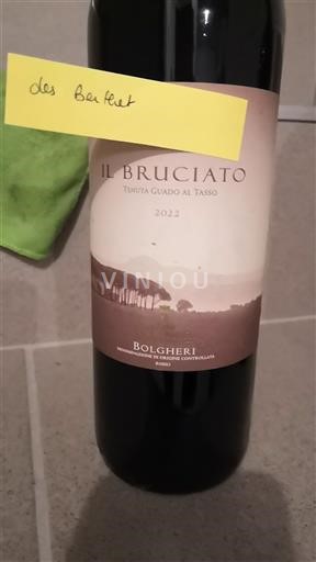 Toskánsko Bolgheri Tenuta Guado al Tasso Il Bruciato 2022