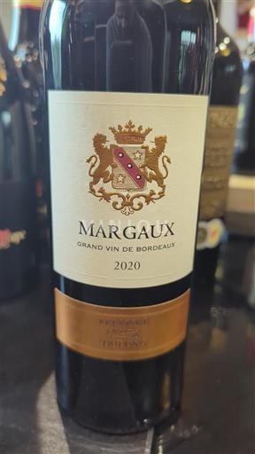 Bordeaux Margaux Prestige dulong 2020
