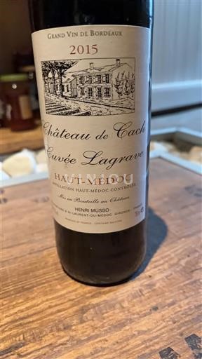 Bordeaux Haut-Médoc Château Cach Lagrave 2015