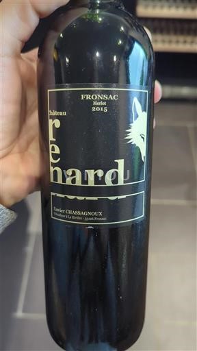 Bordeaux Fronsac Château Renard 2015