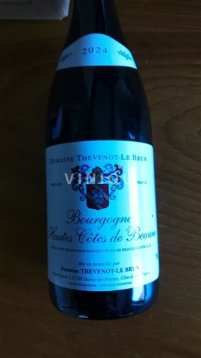 Bourgogne Hautes Côtes de Beaune Domaine Thevenot-Le Brun 2024