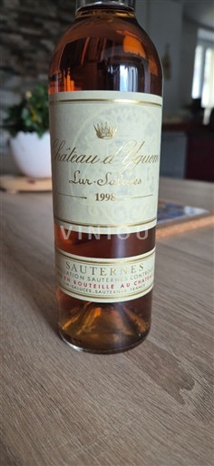 Bordeaux Sauternes Château Yquem Lur-Saluces 1998