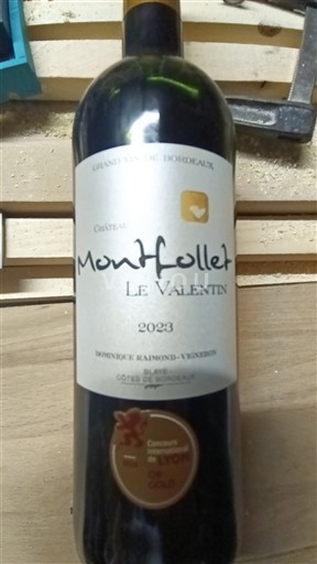 Bordeaux Côtes-de-Bordeaux Montfollet Le Valentin 2023