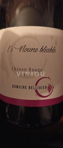 Loirevallei Chinon Domaine Bellivière L'i'mounebliable 2020