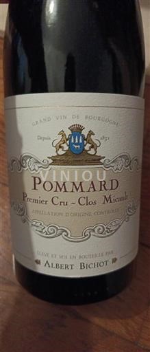 Burgundsko Pommard Premier Cru Albert Bichot Clos Micault Neročník