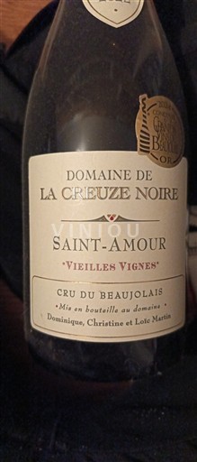 Beaujolais Saint-Amour Domaine La Creuze Noire Vieilles Vignes Ikke årgangsbestemt