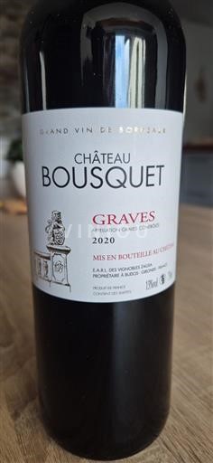 Bordeaux Graves Château Bousquet 2017